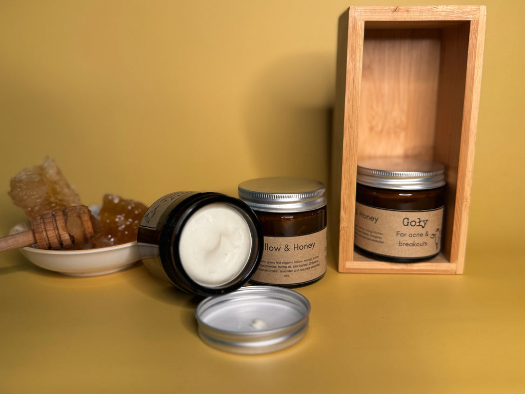 Organic Tallow & Honey Acne Treatment Cream