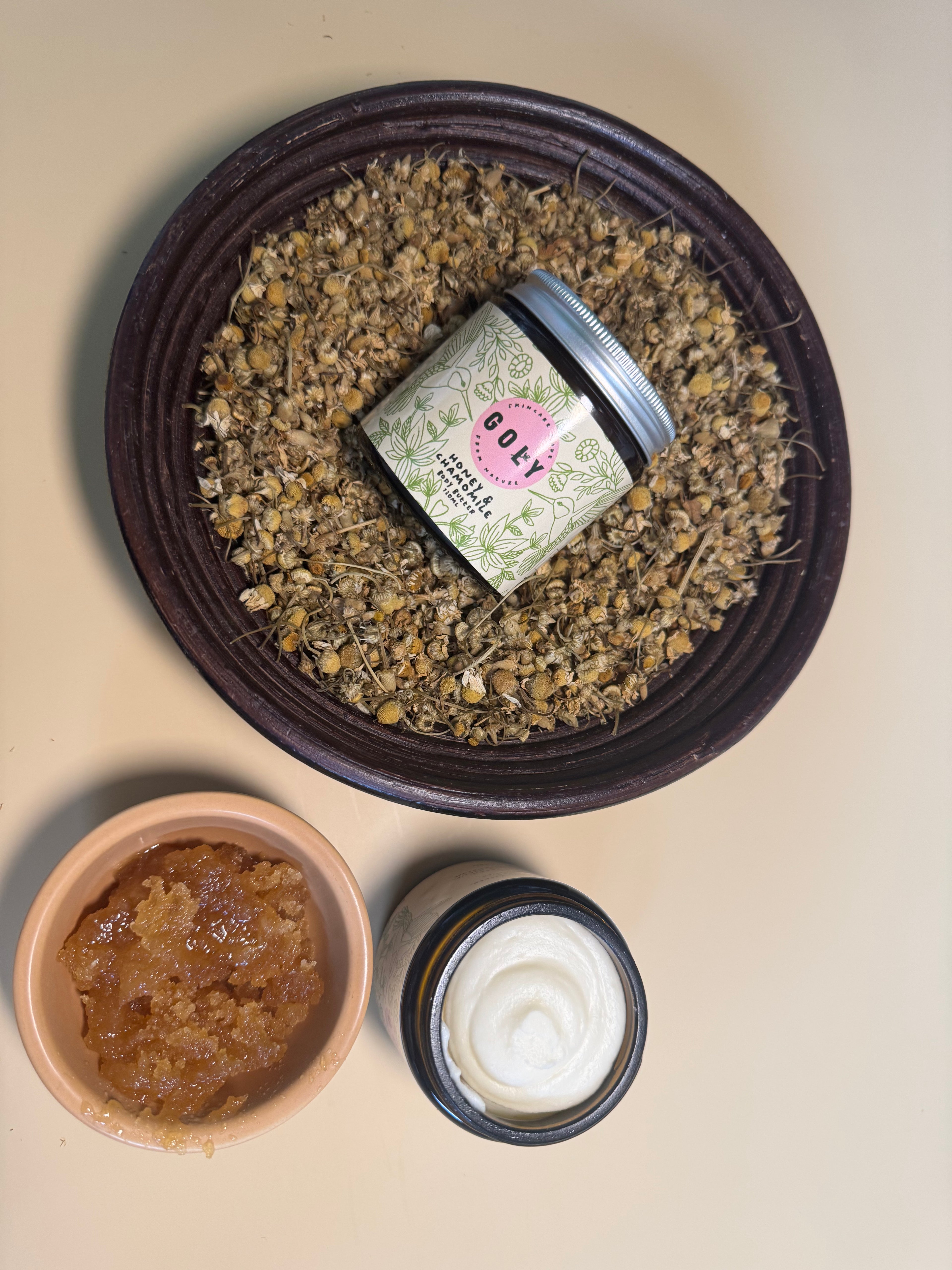 Honey & Chamomile Whipped Body Butter | Deeply Nourishing Natural Moisturiser